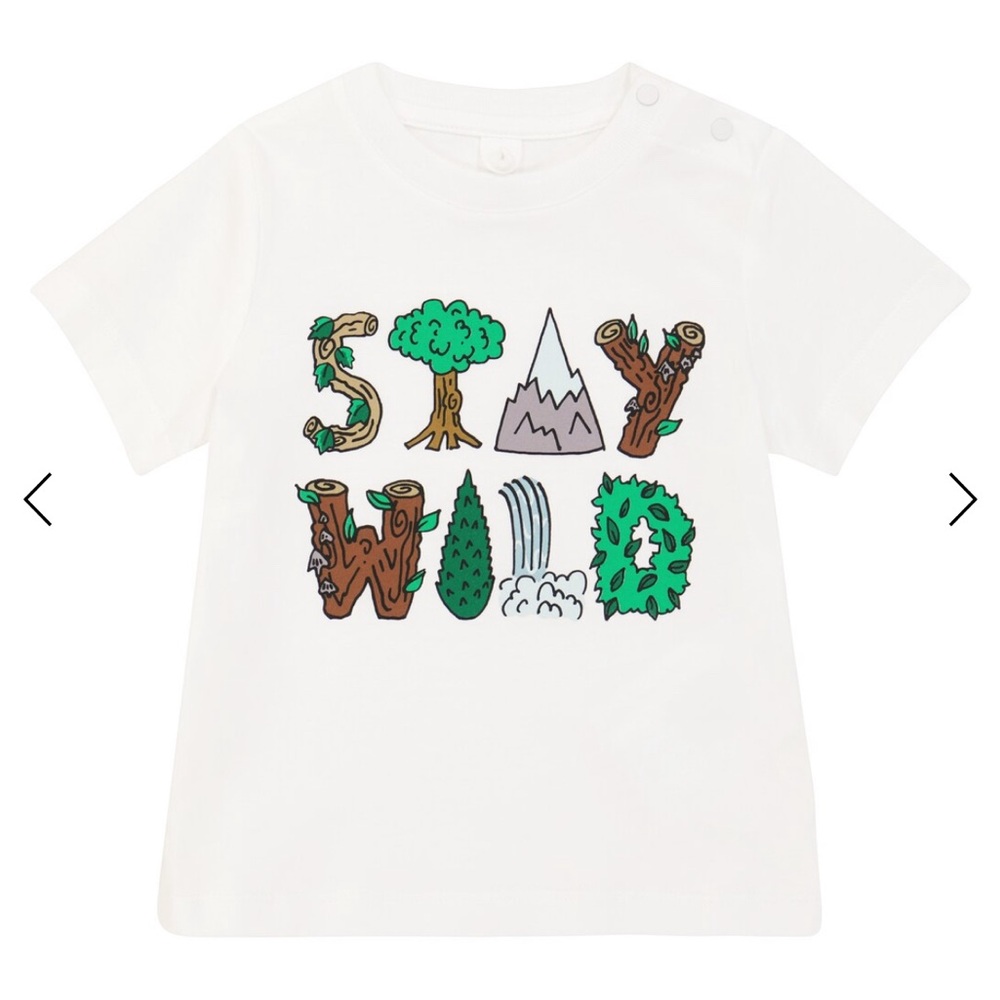 Stella Mcartney Stay Wild Graphic Tee